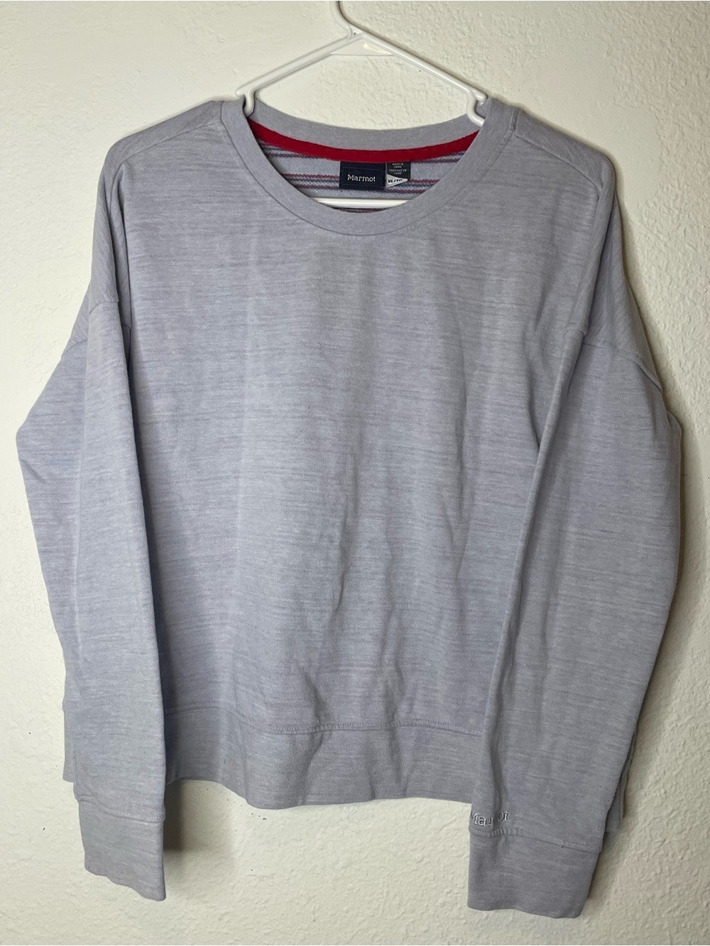 Marmot Turtledove Heather Westview Crew Sweatshirt